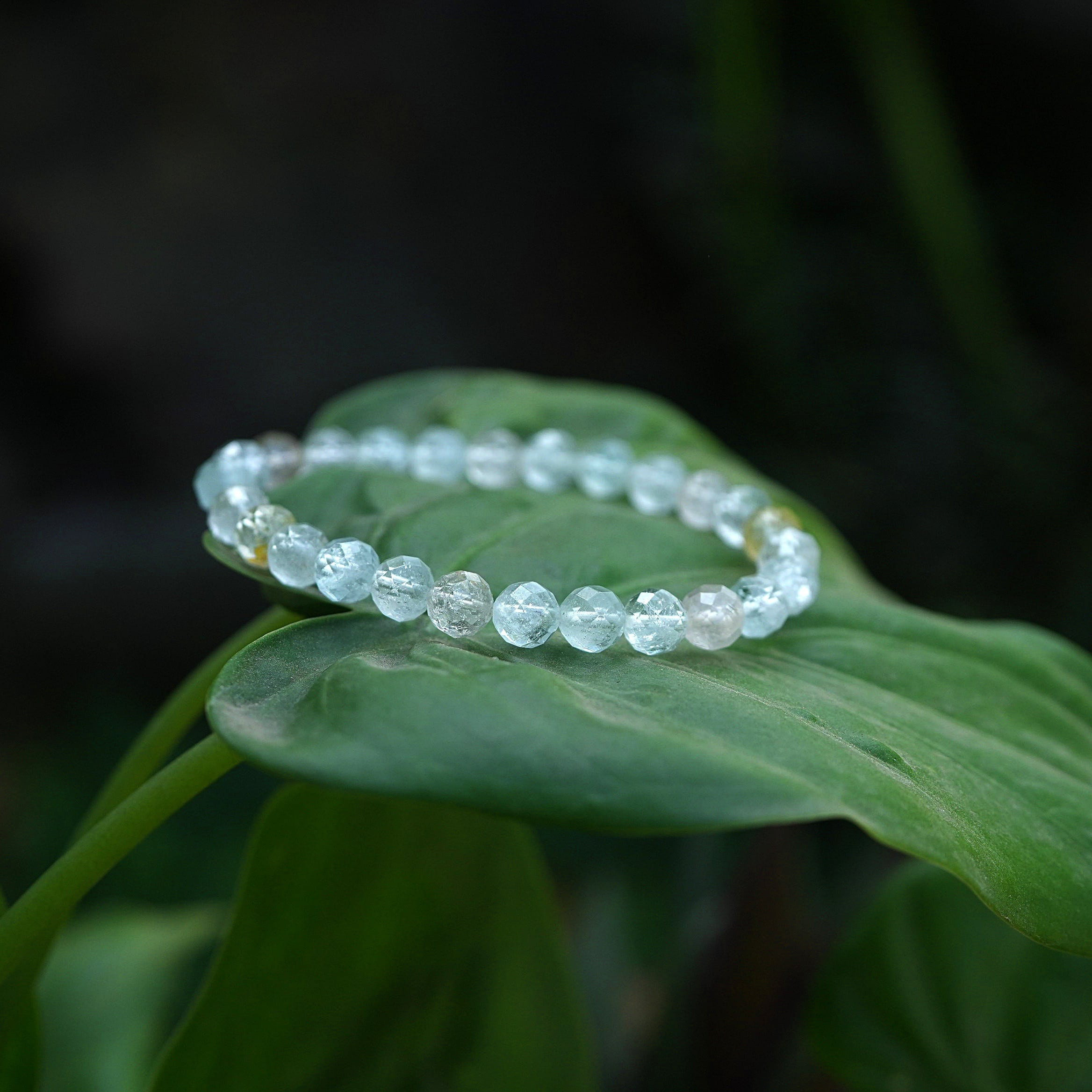 宝石カット★トパーズ ブレスレット s1459