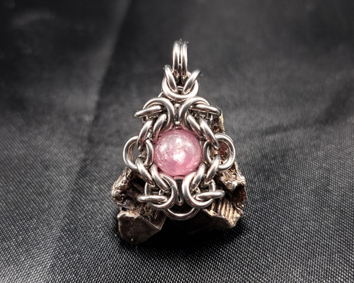 ピンクトルマリンのシルバー手作りペンダント ピンクトルマリンのシルバー手作りペンダント ピンクトルマリン