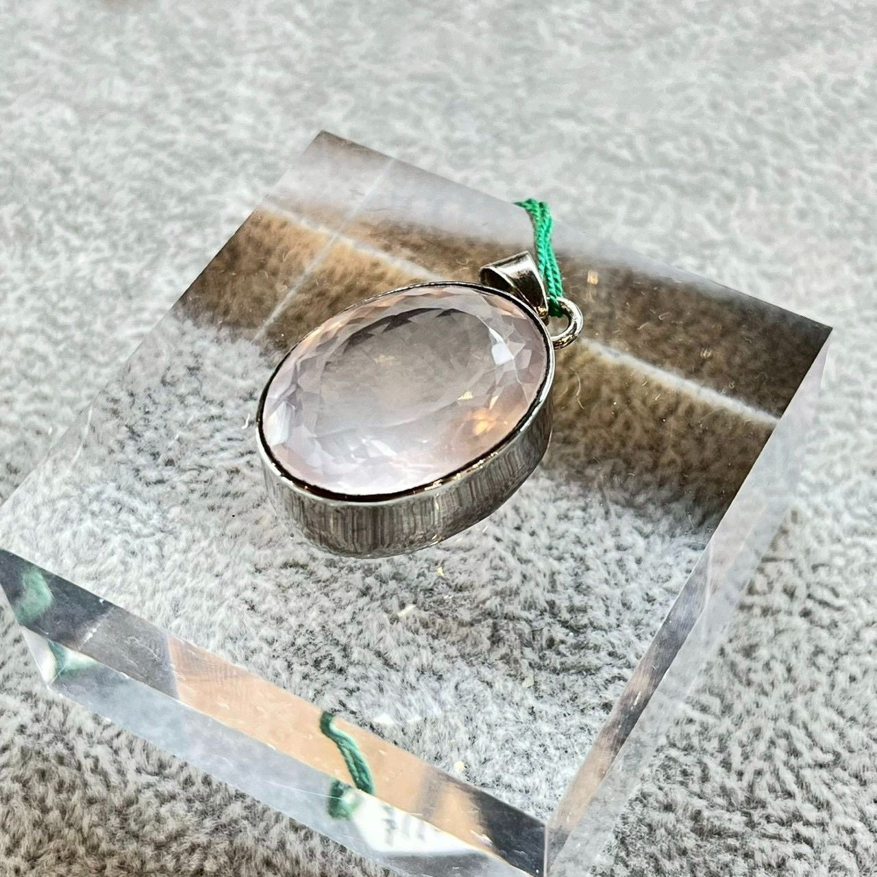 シルバー925 ペンダントトップ ピンクトルマリン 天然石 大粒 ピンク ネックレストップ ハンドメイド 手作り