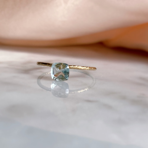 Prana candy gem ✴︎アクアマリン ✴︎k14gfリング 指輪・リング PR