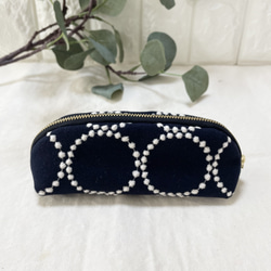 ミナペルホネン ハンドメイドパッチワークL字ポーチ ポーチ みろん