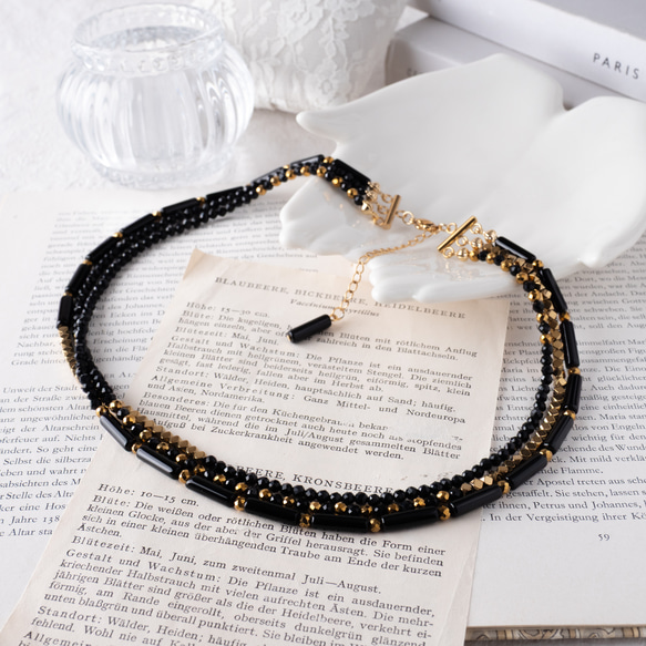 Missoma/ブラックオニキスネックレスゴールド Missoma/ブラックオニキスネックレスゴールド - メルカリ