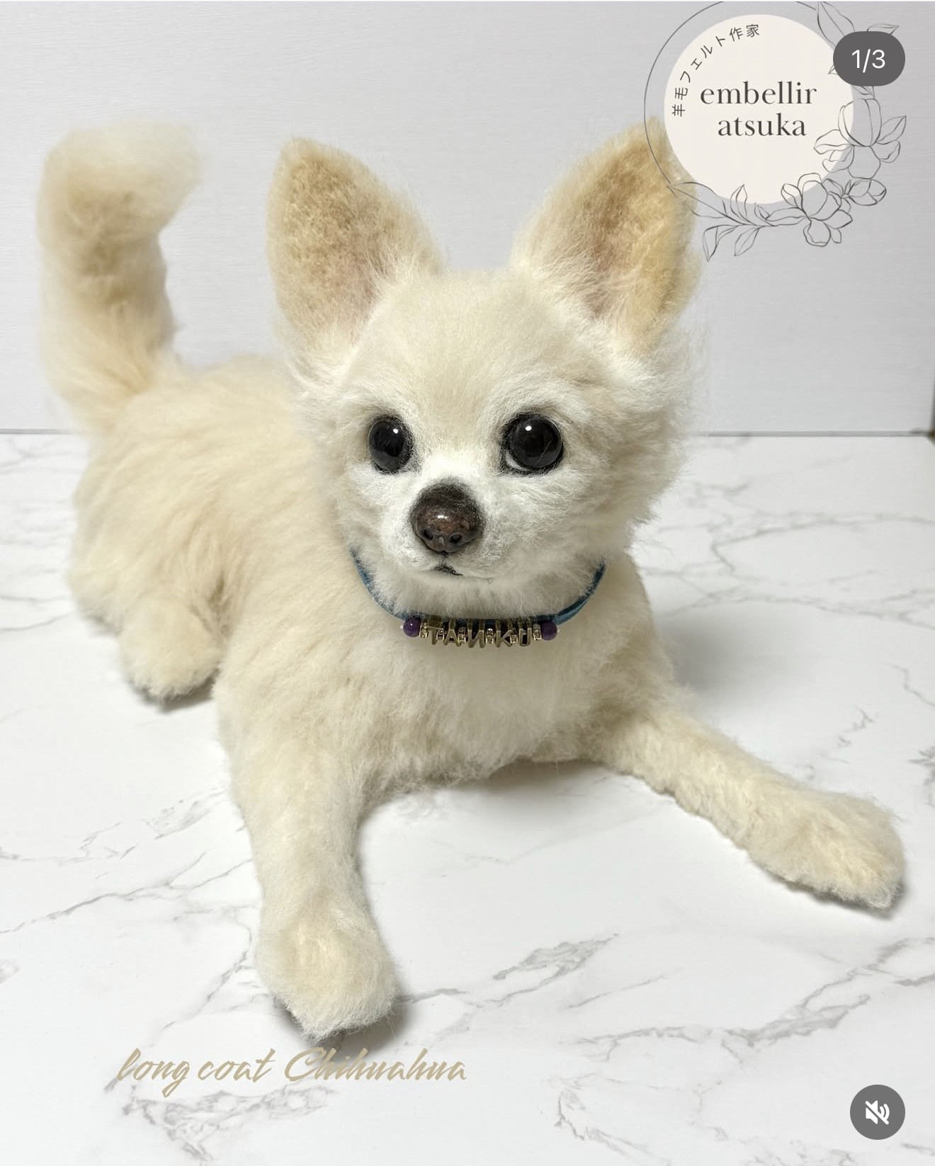 「うちの子」オーダーメイドでお作り致します☆チョーカープレゼント♥️embellir.atsuka