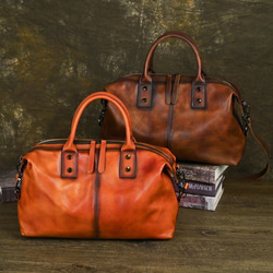 ハンドバッグ ヴィンテージ 本革 サッチェル トートバッグ ボストン