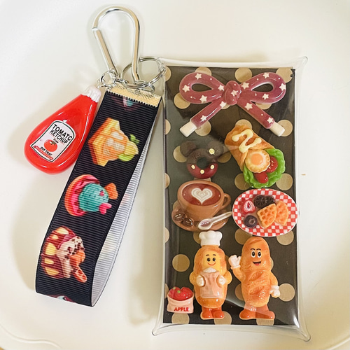 ガチャ詰めポーチ じゃらじゃらキーホルダー キーホルダー バッグ