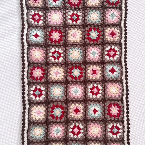 グラニースクエア 手編みブランケット 一点もの・再販なし その他