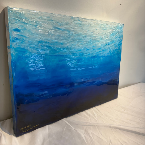 原画 Yuji hamamura現画販売 NO46ー 光芒 〜kobou〜 ワイドM A3 42×30