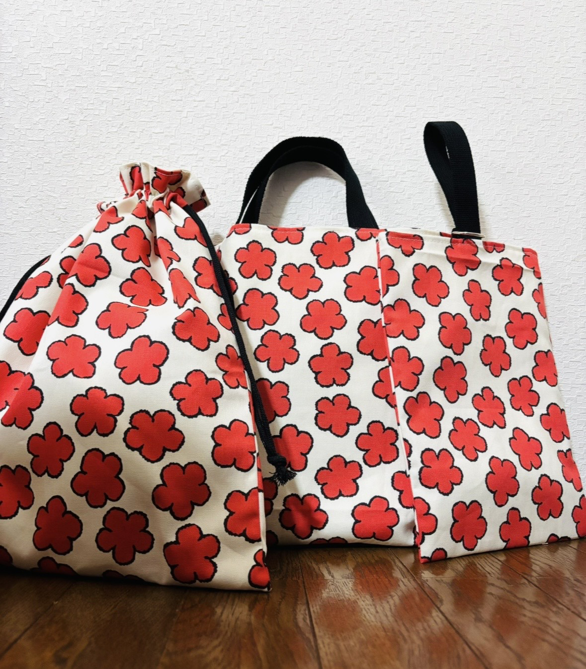 【入園入学】レッスンバッグ、お着替え袋、シューズ袋セット