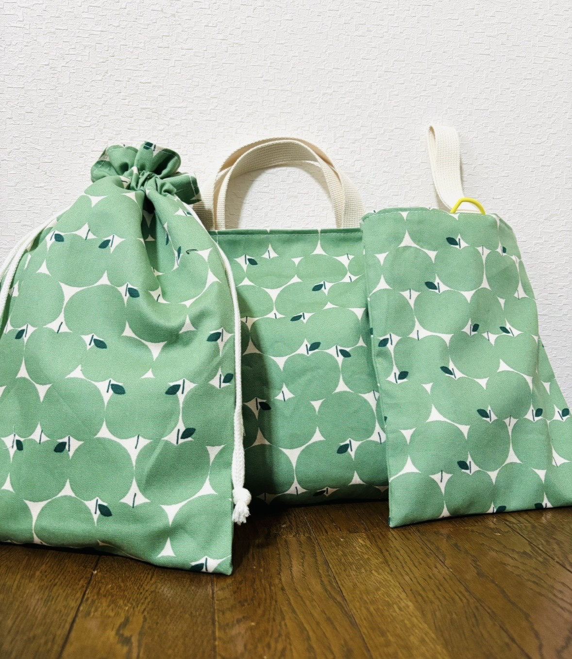 【入園入学】レッスンバッグ、お着替え袋、シューズ袋セット