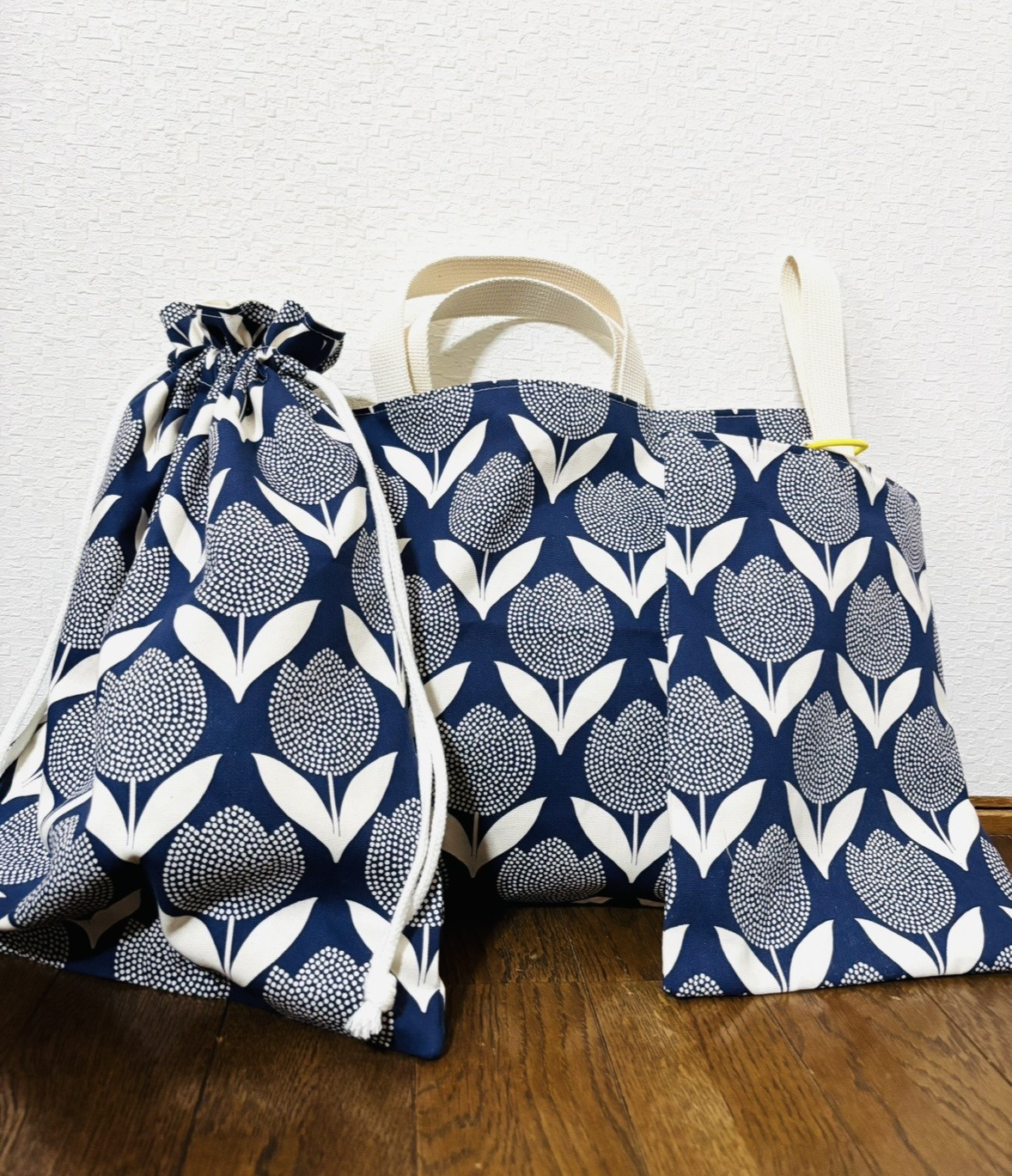 【入園入学】レッスンバッグ、お着替え袋、シューズ袋セット