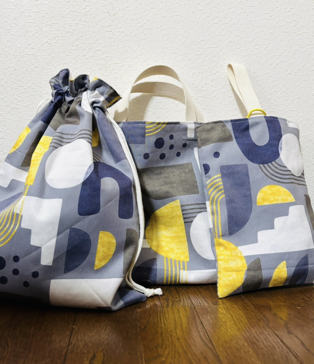 【入園入学】レッスンバッグ、お着替え袋、シューズ袋セット