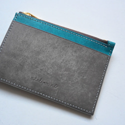 フラグメントケース コインウォレット【ターコイズ×グレー】 その他