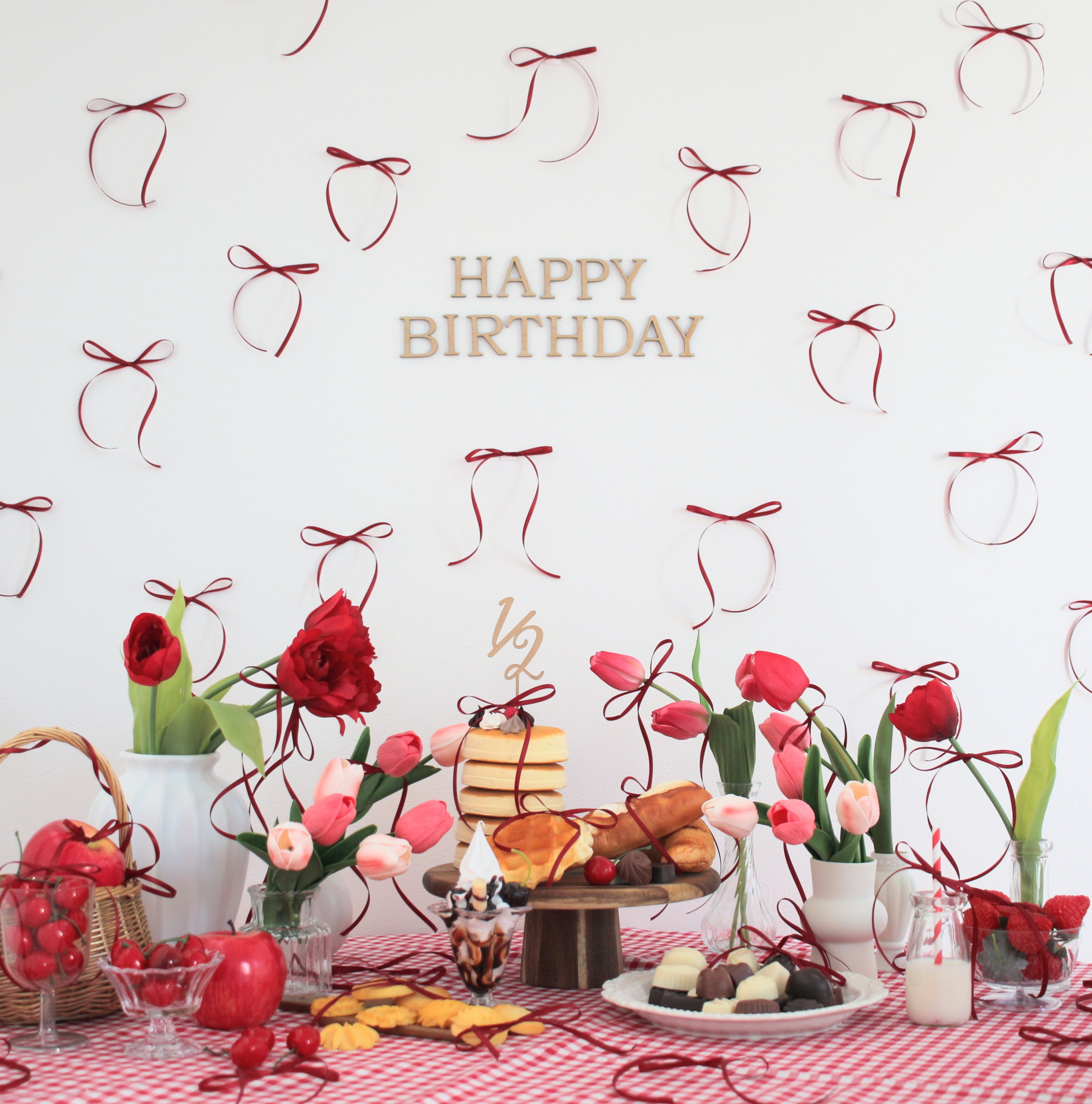 【CHOCOLAT】レンタルおうちスタジオ(3泊4日)ファーストバースデー　ハーフバースデー　バースデーフォト