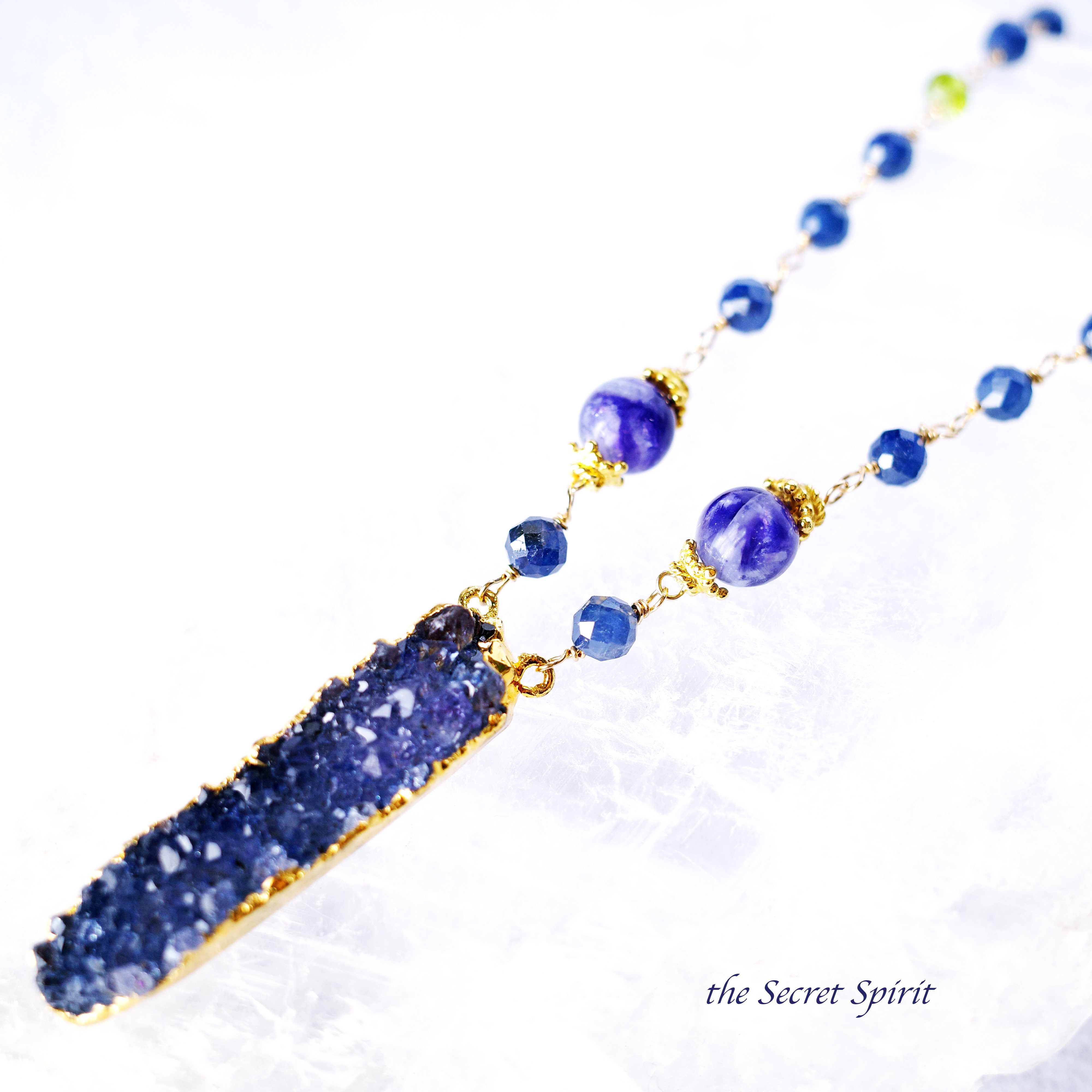 【周囲に合わせ過ぎて疲れてしまう方に】ドゥルージークォーツ 14Kgfネックレス