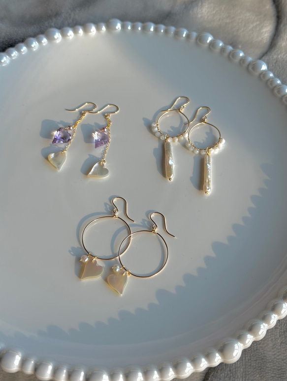 大人かわいいシリーズ（ピンクアメジストハート） 天然石 E 通販