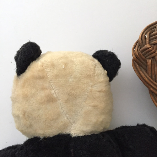 アンティークパンダのぬいぐるみ パンダパペット テディベア ギフト