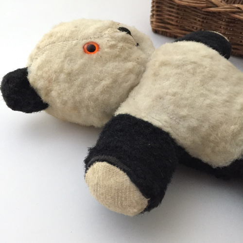 アンティークパンダのぬいぐるみ パンダパペット テディベア ギフト