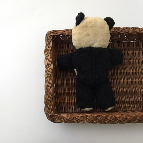 アンティークパンダのぬいぐるみ パンダパペット テディベア ギフト