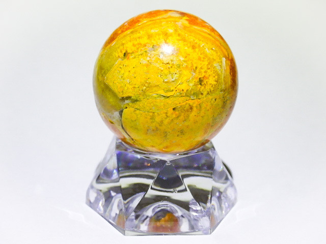 ★バンブルビージャスパー★エクリプス丸玉★39g/30mm★天然石太陽月地球宇宙スフェア★ラウンドボールルース裸石鉱物置