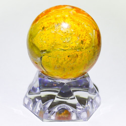 ☆ヒマラヤ産 極上☆虹入り水晶玉20mm/59ctとポーチ付レインボー