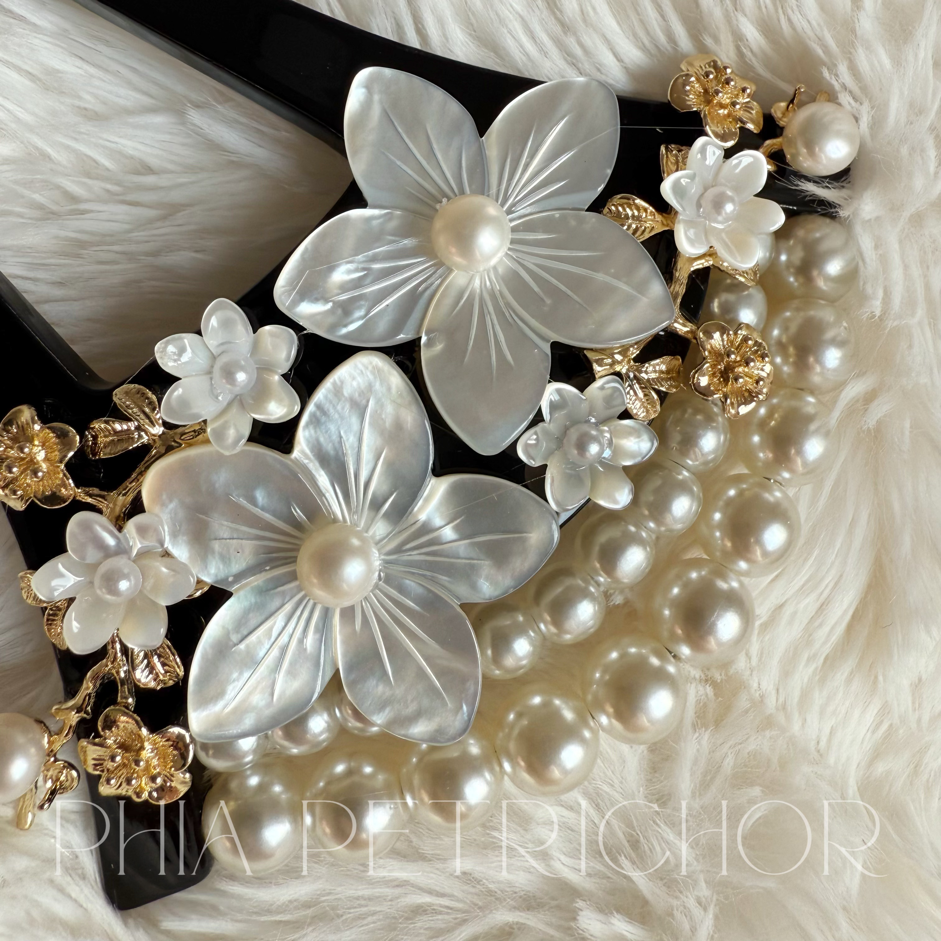 簪 和 K24GP 桜 かんざし バチ型 パール 簪 着物 髪飾り 留袖 着物 成人式 結婚式 卒業式