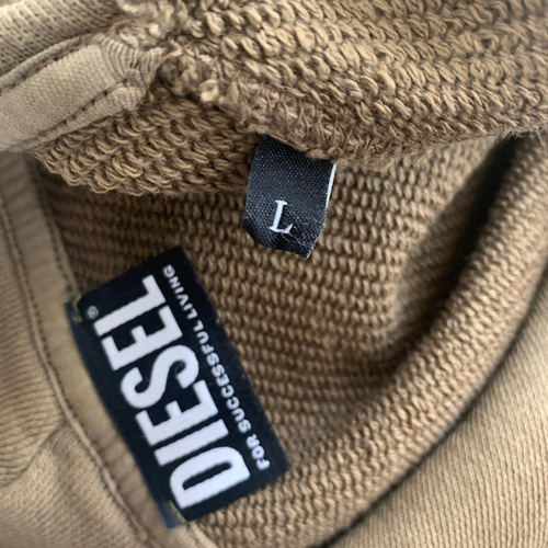 DIESEL ディーゼル パーカー 2XL相当 大きいサイズ メンズ 美品