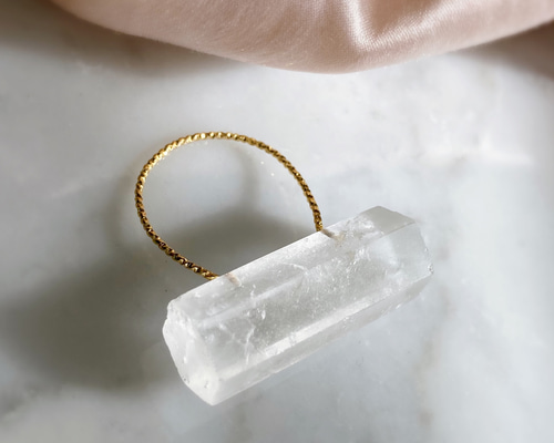 Prana pure crystal ✴︎ヒマラヤクリスタル✴︎k14gf 指輪・リング PR