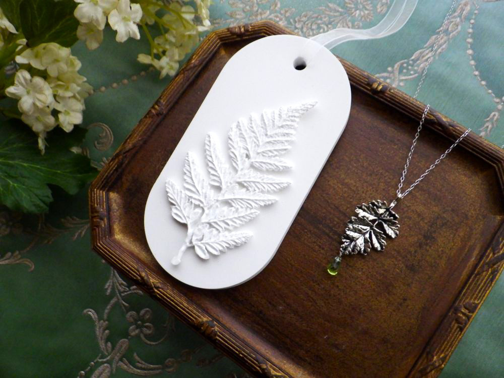 【セット販売】ボタニカル好きのためのコフレセット ■ アロマストーン × ペンダント  ■ ペリドットのペンダント