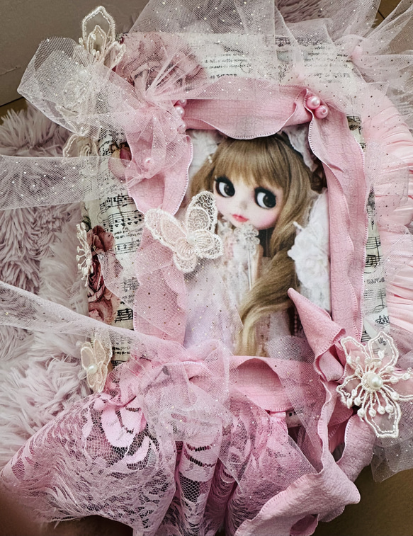 ジャンクジャーナル雑記帳/レースたっぷり『pink dream 』片耳ピアス4付 ジャンクジャーナル雑記帳/レースたっぷり『pink dream 』片耳ピアス4