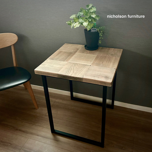 ‼️更に値下げ‼️お早めに★アンティーク古材テーブルアイアン脚カフェテーブル CT90-3 90×60cm カフェテーブル アイアン脚 | iichi 日々の暮らしを