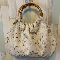 リンググラニーバッグ バンブー エチノ生地 pepe ブラック グラニー