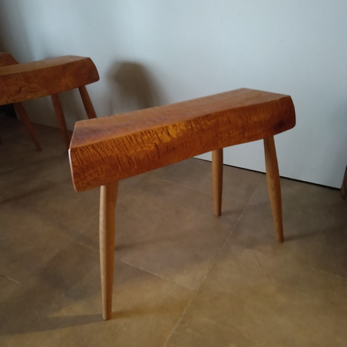 自然木のベンチ ② スツール・サイドテーブル・ディスプレイ 椅子