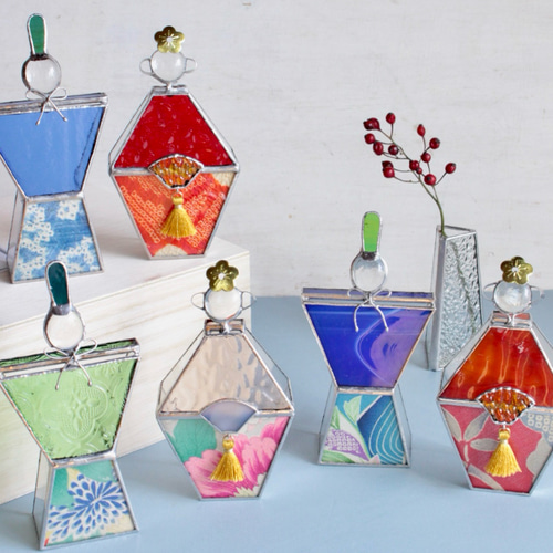 ステンドグラス お雛様 ⑤ (2026年新作) おひなさま ガラス雛 ひな祭り