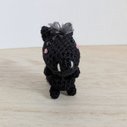 あみぐるみ　ちびねこ　猫　グレー　ひげひげ　ストラップ　ハンドメイド あみぐるみ ちびねこ 猫 グレー ひげひげ ストラップ ハンドメイド