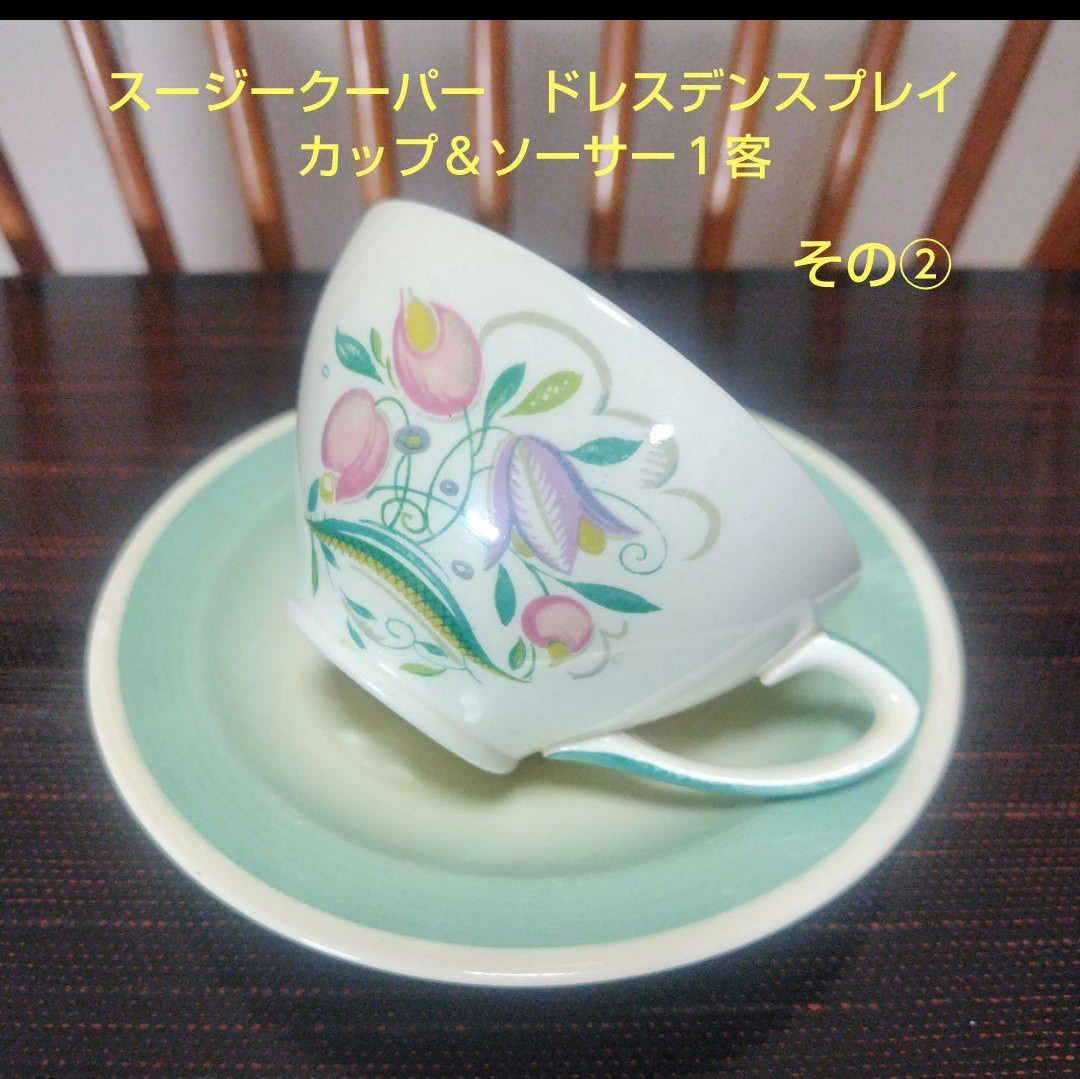 スージークーパー「ドレスデンスプレイ」カップ＆ソーサー1客（その②）