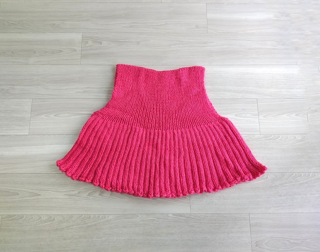 変わりベスト　ピンク