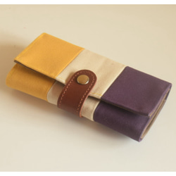 sold ont)デニムリメイク＊フリル＊長財布＊ジーンズリメイク 長財布