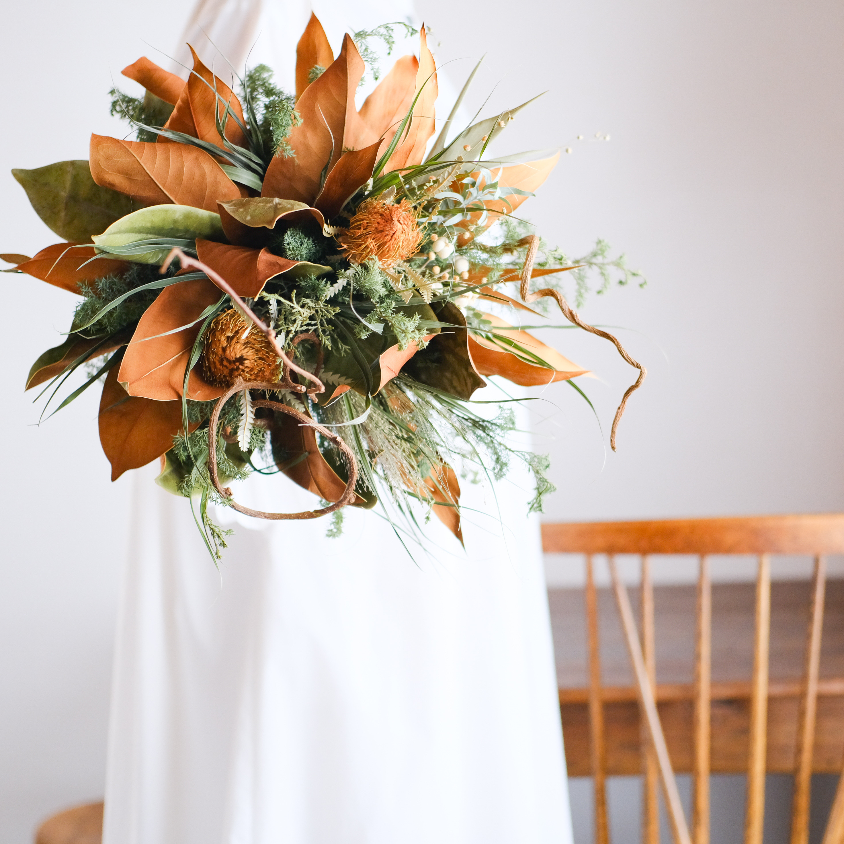 【萌動】マグノリア　アレンジメント　壁飾り 5,092円