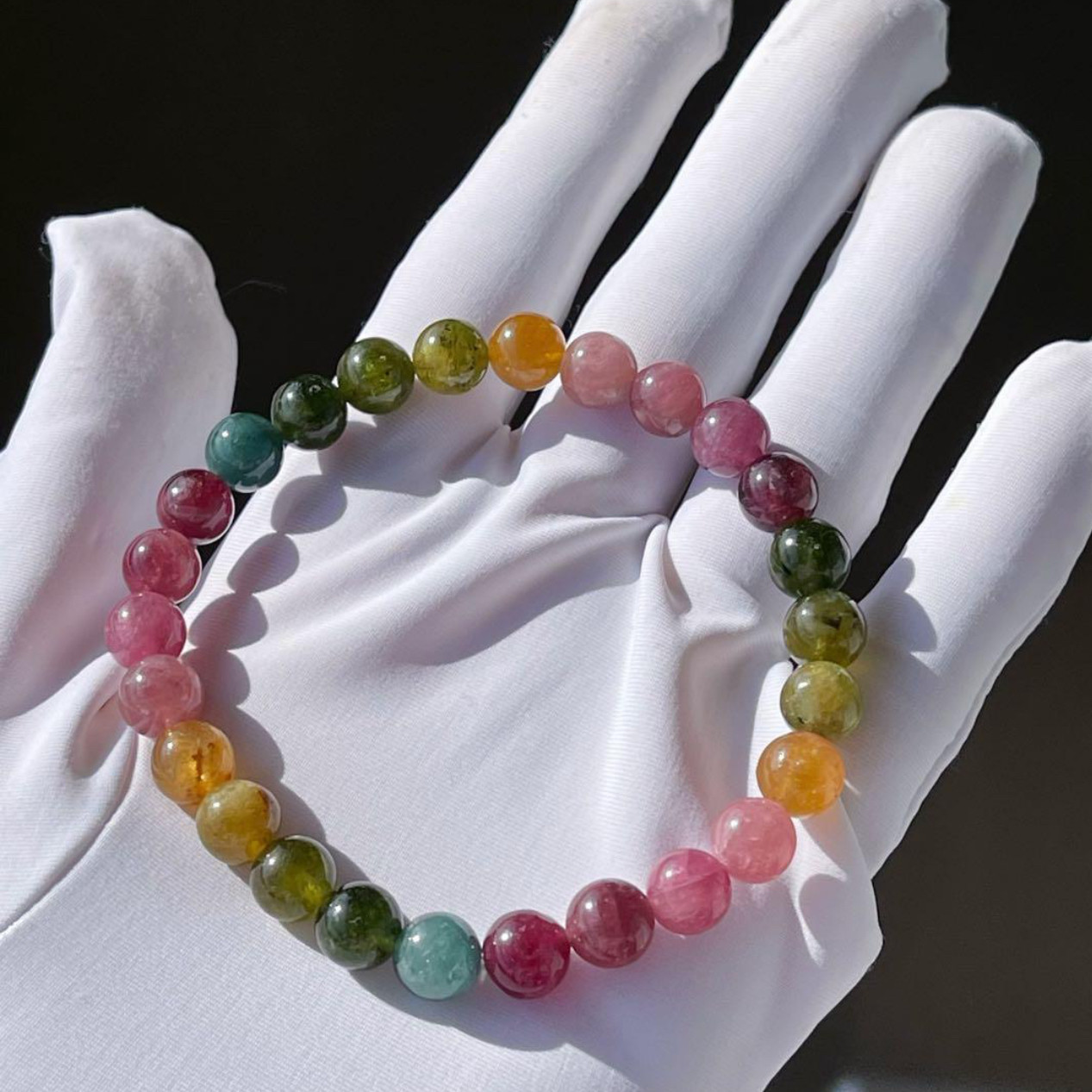 天然トルマリンブレスレット7.5mm