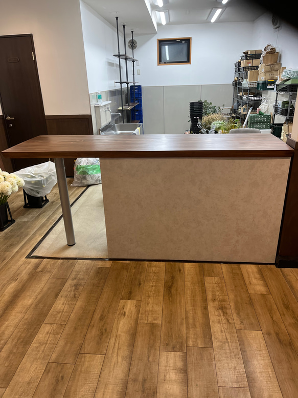 ワイド180   受付カウンター　作業台　レジカウンター　レジ台 4枚目の画像