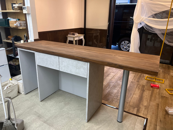 ワイド180   受付カウンター　作業台　レジカウンター　レジ台 7枚目の画像