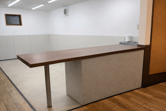 ワイド180   受付カウンター　作業台　レジカウンター　レジ台 3枚目の画像