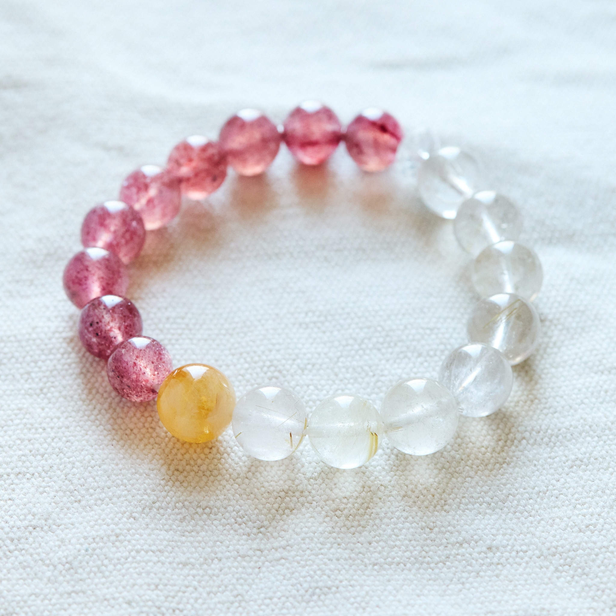 core｜天然石ブレスレット 「ひらきはじめる」