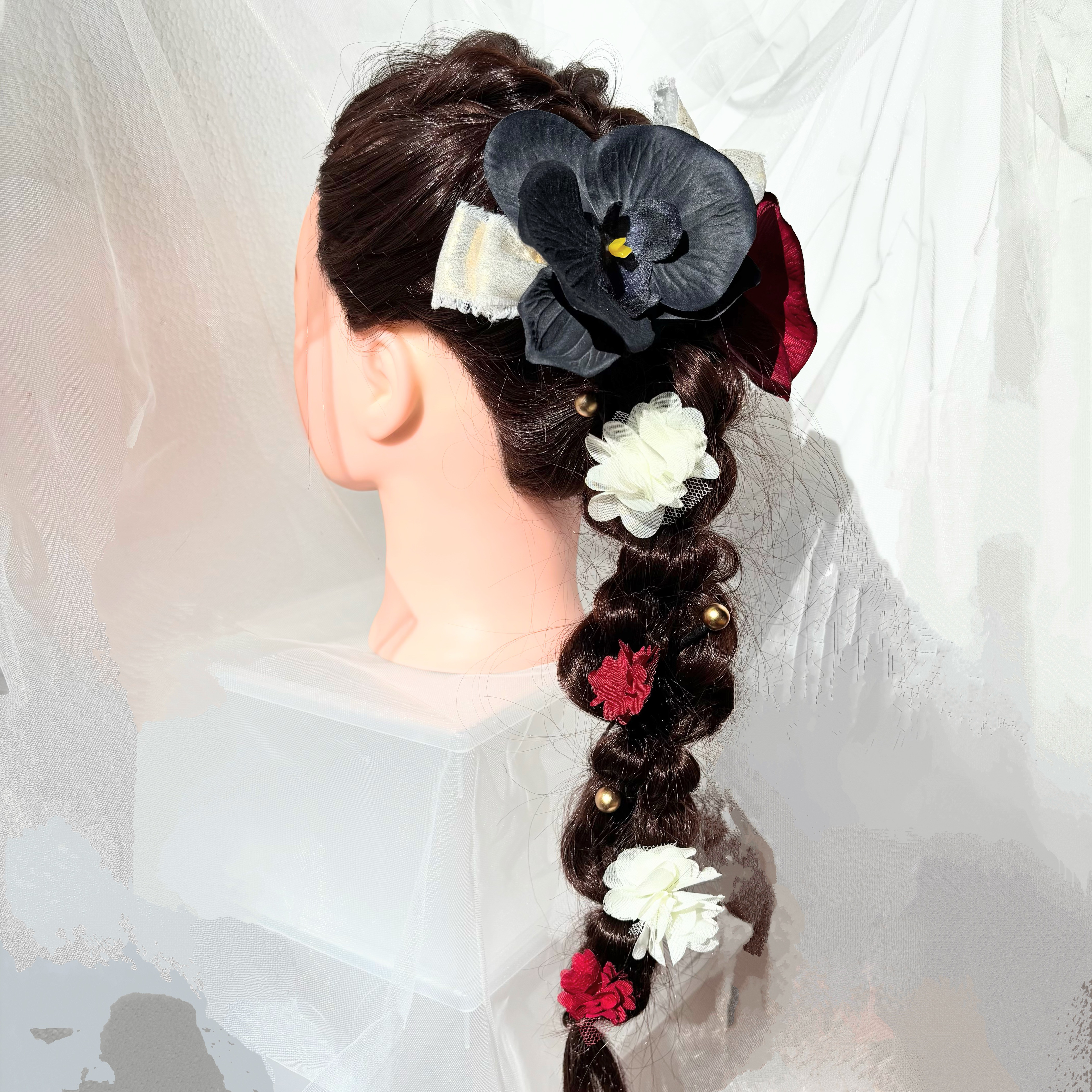 成人式　成人式用髪飾り　結婚式　ウエディング　結婚式用髪飾り　髪飾り　入学式　卒業式　和装　着物　ドライフラワー　袴