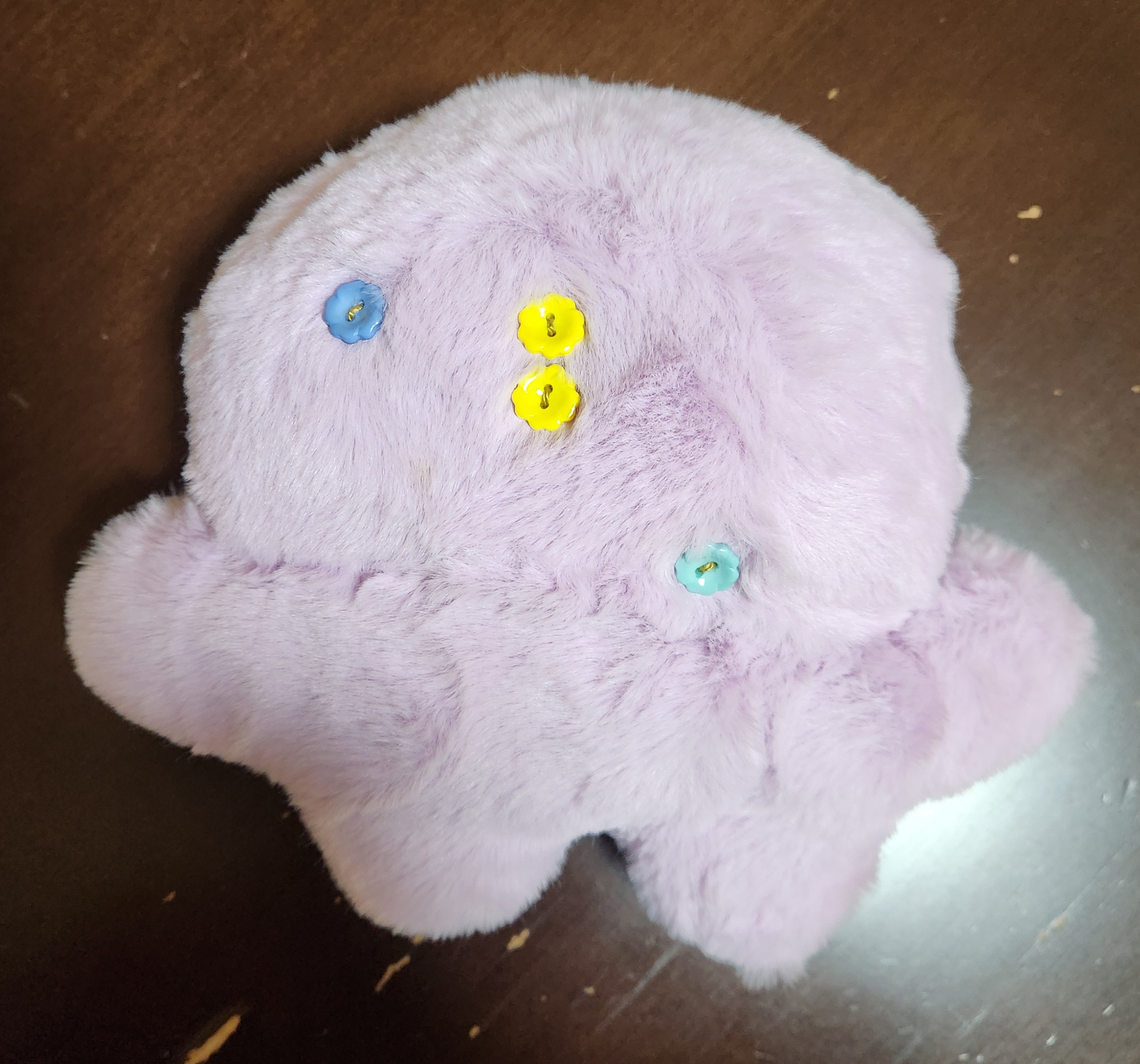 もこもこ未来を見つめるひよこちゃんぬいぐるみ