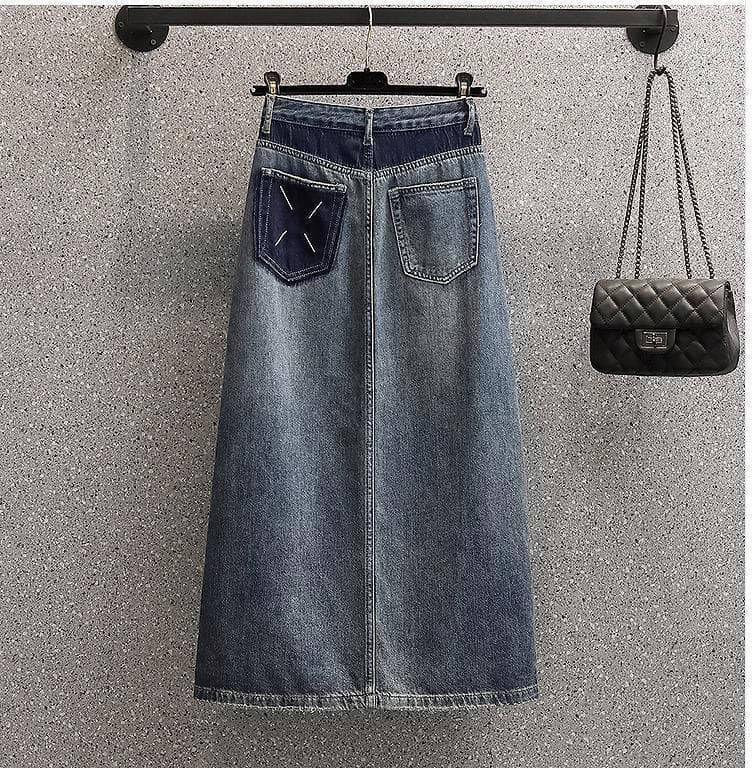 大きいサイズ レディース デニム　スカート　新品 　春