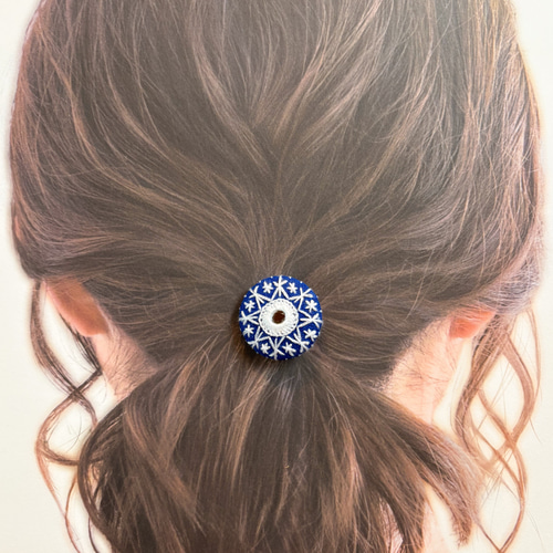 雪】ヘアゴム27mm ヘアゴム HARUKA 通販 20368222｜Creema(クリーマ)