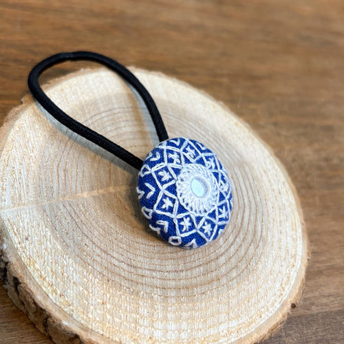 雪】ヘアゴム27mm ヘアゴム HARUKA 通販 20368222｜Creema(クリーマ)