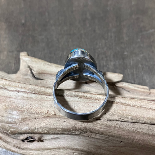 ロイストン ターコイズ シルバー リング 指輪 20.5号 # インディアン