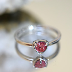 RG10-167 シルバー 非加熱 槿花色 スピネル リング ミャンマー産 指輪 RG10-167 シルバー 非加熱 槿花色 スピネル リング ミャンマー産